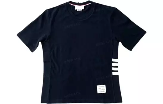 Футболка мужская темно-синяя Thom Browne, синий