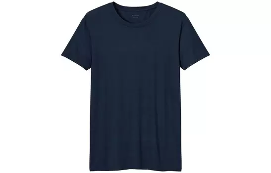 Футболка мужская темно-синяя Uniqlo, темно-синий