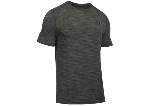 Футболка мужская темно-зеленая Under Armour, темно-зеленый