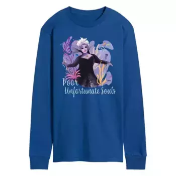 Футболка мужская The Little Mermaid "Бедная несчастная душа" Disney, синий