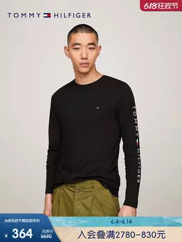 Футболка мужская Tommy Hilfiger повседневная, серый