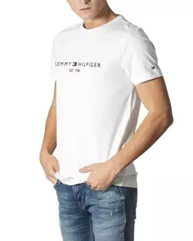 Футболка мужская Tommy Jeans хлопковая, белый