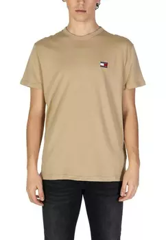 Футболка мужская Tommy Jeans из органического хлопка, бежевый