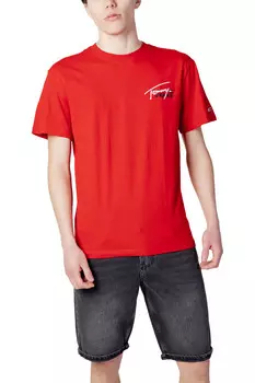 Футболка мужская Tommy Jeans из органического хлопка, красный