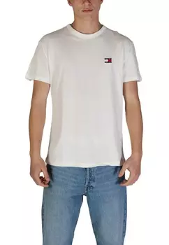 Футболка мужская Tommy Jeans из органического хлопка, белый