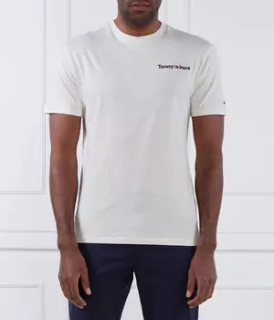 Футболка мужская Tommy Jeans Regular Fit, бежевый