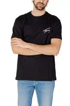 Футболка мужская Tommy Jeans с фирменным принтом, черный