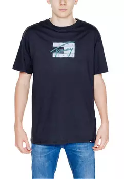 Футболка мужская Tommy Jeans с фирменным принтом, черный