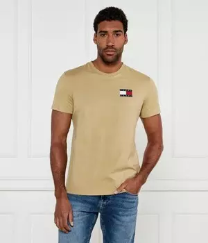 Футболка мужская Tommy Jeans с логотипом, бежевый