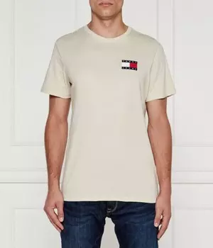 Футболка мужская Tommy Jeans с логотипом, бежевый