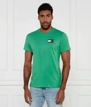 Футболка мужская Tommy Jeans с логотипом бренда, зеленый