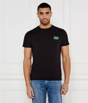 Футболка мужская Tommy Jeans с надписью, черный