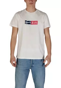 Футболка мужская Tommy Jeans с принтом, белый