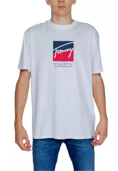 Футболка мужская Tommy Jeans с принтом, белый