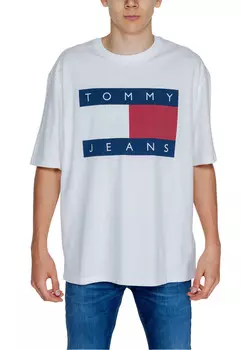 Футболка мужская Tommy Jeans с принтом, белый
