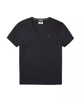 Футболка мужская Tommy Jeans с V-образным вырезом черный