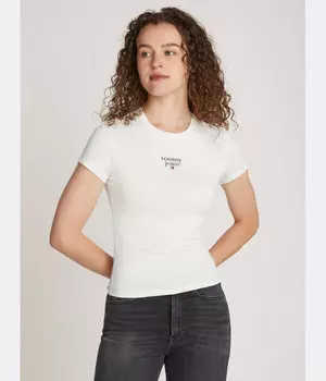 Футболка мужская Tommy Jeans Slim Fit, белый