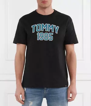 Футболка мужская Tommy Jeans университетская, черный