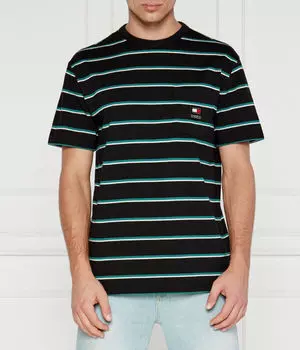 Футболка мужская Tommy Jeans в полоску, черный