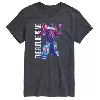 Футболка мужская Transformers The Future Is Me Licensed Character, серый