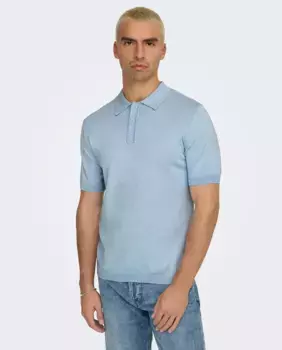 Футболка мужская трикотажная с коротким рукавом Only & Sons, синий