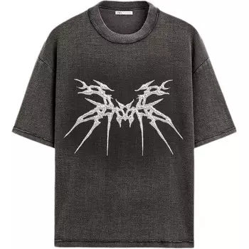 Футболка мужская угольно-серая Zara, серый