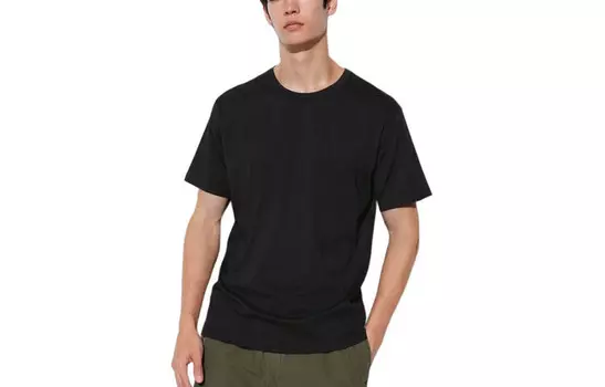 Футболка мужская Uniqlo, зеленый