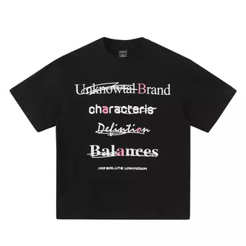 Футболка мужская Unknowtal, черный