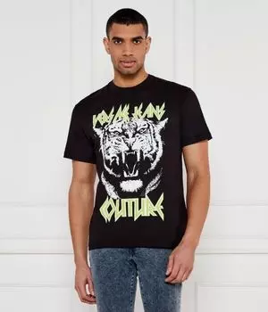 Футболка мужская Versace Jeans Couture с тигром, черный