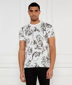 Футболка мужская Versace Jeans Couture с узором, белый