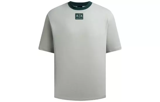 Футболка мужская зеленая Armani Exchange, зеленый
