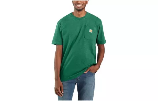 Футболка мужская зеленая Carhartt, зеленый
