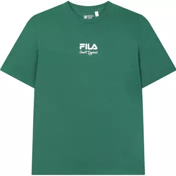 Футболка мужская зеленая Fila, зеленый