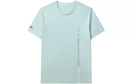 Футболка мужская зеленая Fila, зеленый