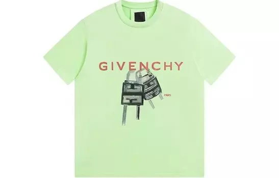 Футболка мужская зеленая Givenchy, зеленый
