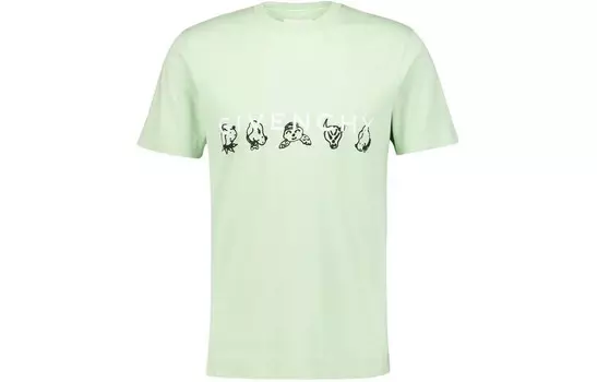 Футболка мужская зеленая Givenchy, зеленый