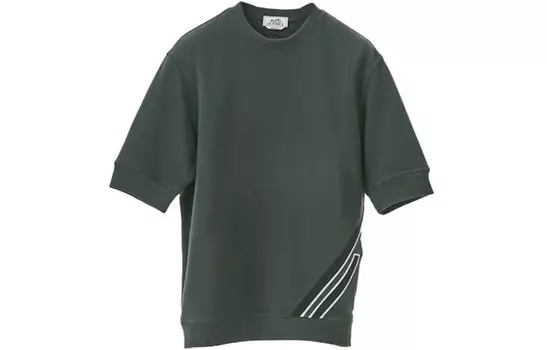 Футболка мужская зеленая Hermes, зеленый