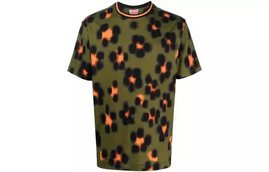 Футболка мужская зеленая Kenzo, зеленый