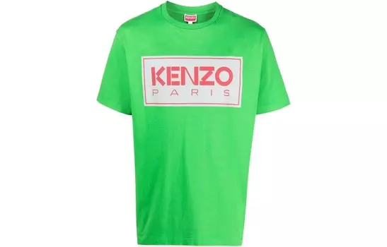 Футболка мужская зеленая Kenzo, зеленый