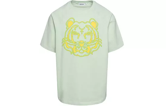 Футболка мужская зеленая Kenzo, зеленый