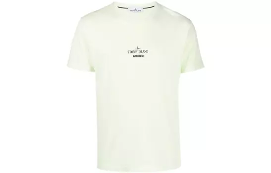 Футболка мужская зеленая Stone Island, зеленый
