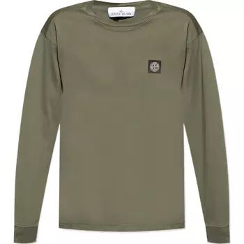 Футболка мужская зеленая Stone Island, зеленый