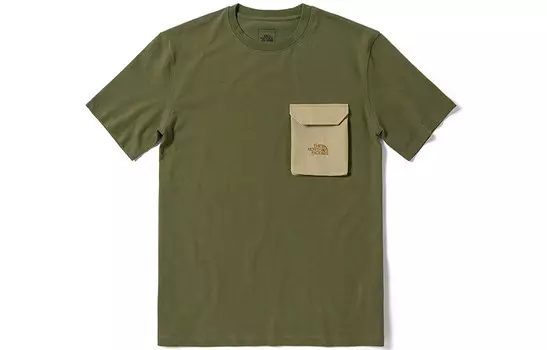 Футболка мужская зеленая The North Face, зеленый