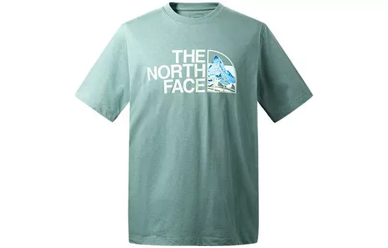Футболка мужская зеленая The North Face, зеленый