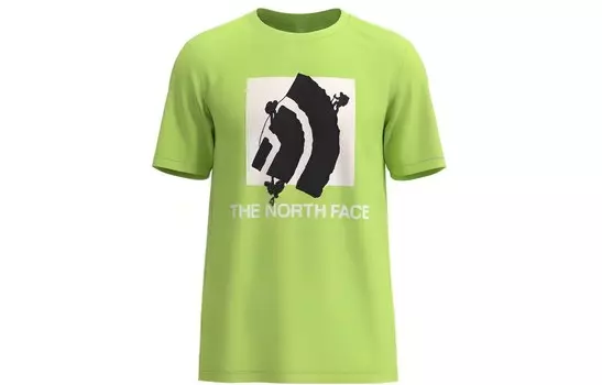 Футболка мужская зеленая The North Face, зеленый