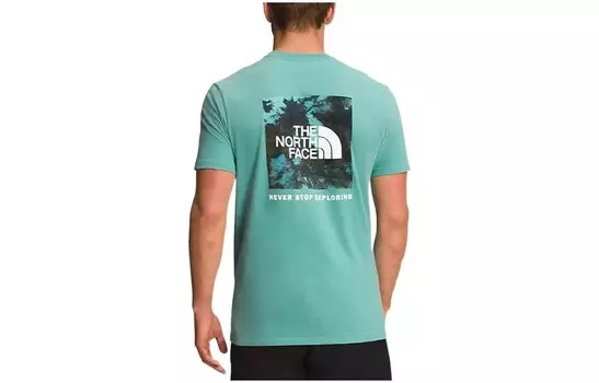 Футболка мужская зеленая The North Face, зеленый