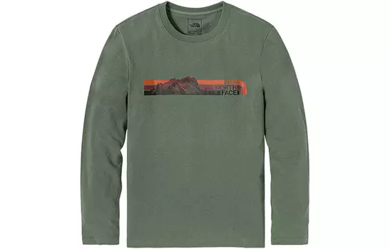 Футболка мужская зеленая The North Face, зеленый