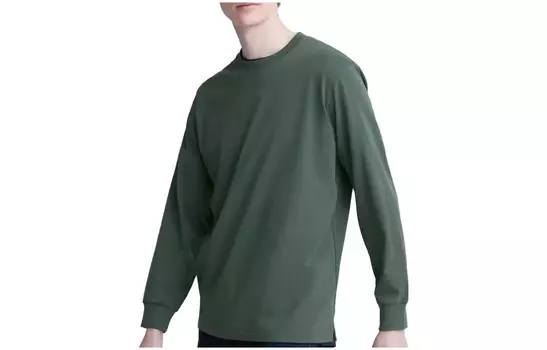 Футболка мужская зеленая Uniqlo, зеленый
