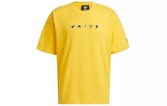 Футболка мужская желтая Adidas Originals, желтый
