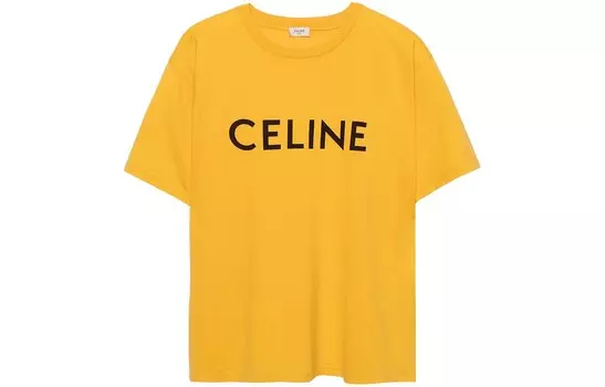Футболка мужская желтая Celine, желтый